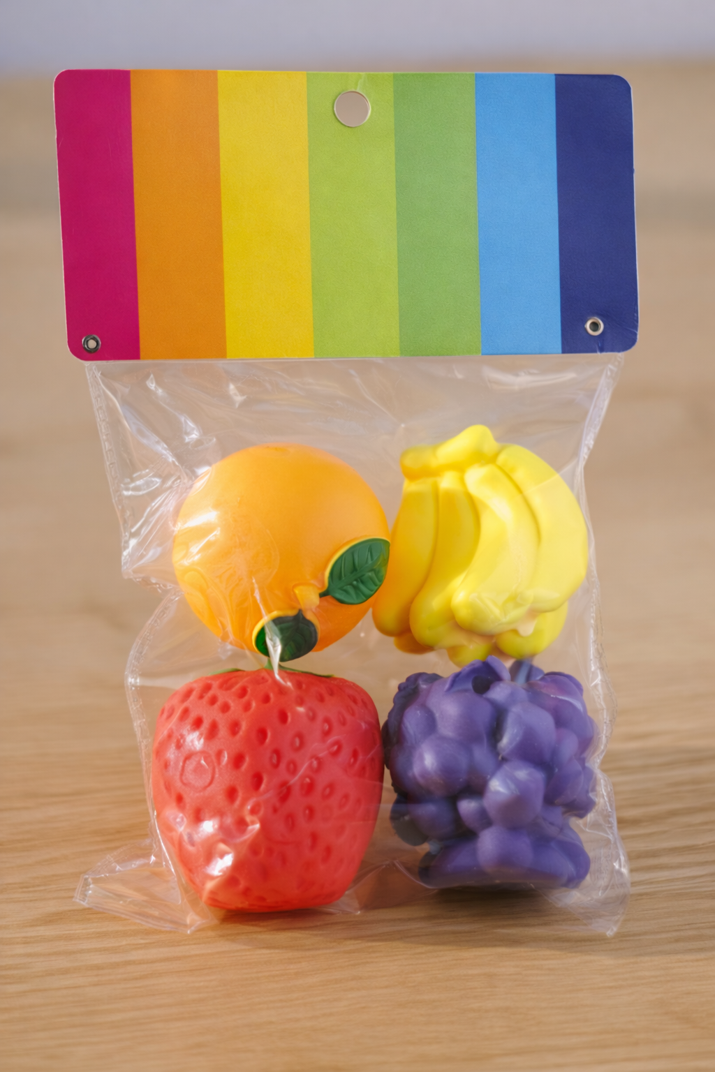 Cute Fruit Design Soft Squeeze Toy for Kids – Fun, Safe & Easy to Press